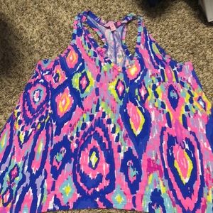 Lilly Pulitzer Kiawah Racer back tank top